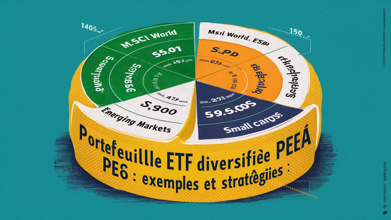 Construire un portefeuille ETF PEA diversifié : guide + exemples